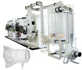 Ligne de production HD-NP de serviette urinaire en relief pour les nouveau-ns